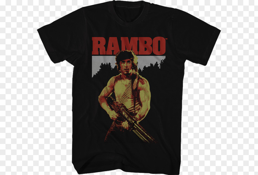 T-shirt John Rambo Clothing PNG