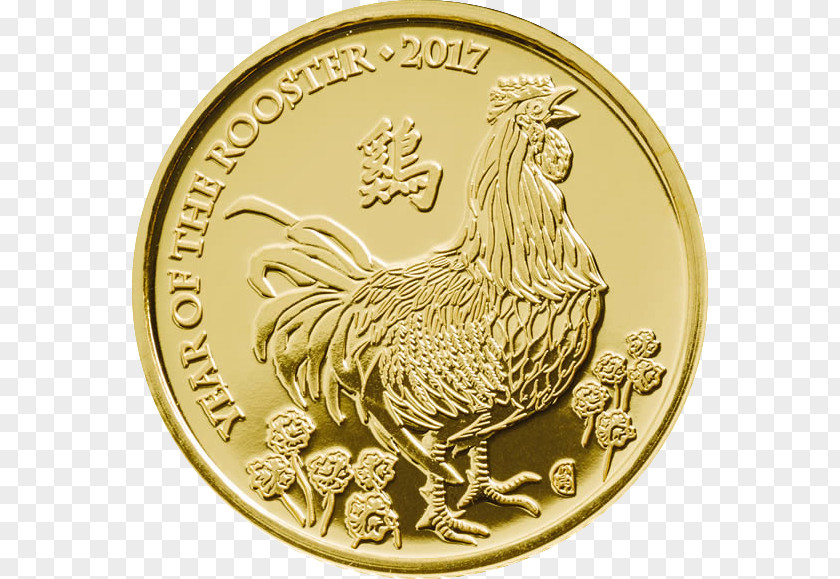 Year Of The Rooster American Gold Eagle Bullion Coin Britannia PNG