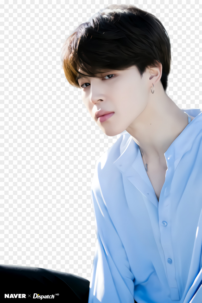 Bangs Step Cutting BTS V PNG