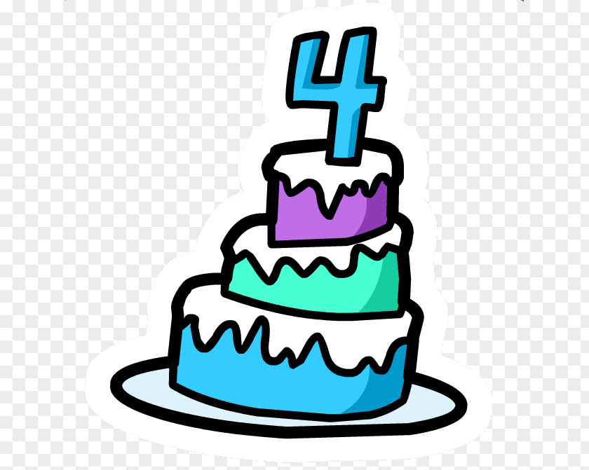 Birthday Club Penguin Wedding Anniversary Cake PNG