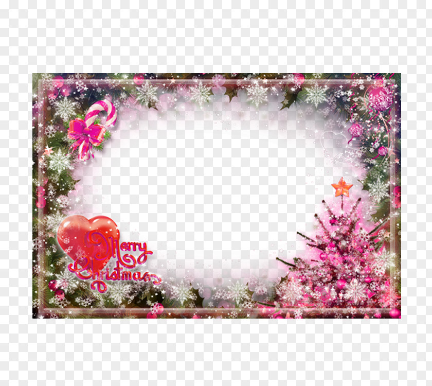 Christmas Frame Picture Film New Year PNG