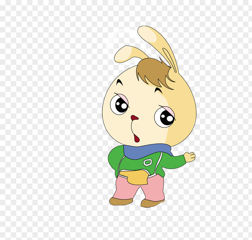 Cool Rabbit Drawing Cartoon PNG