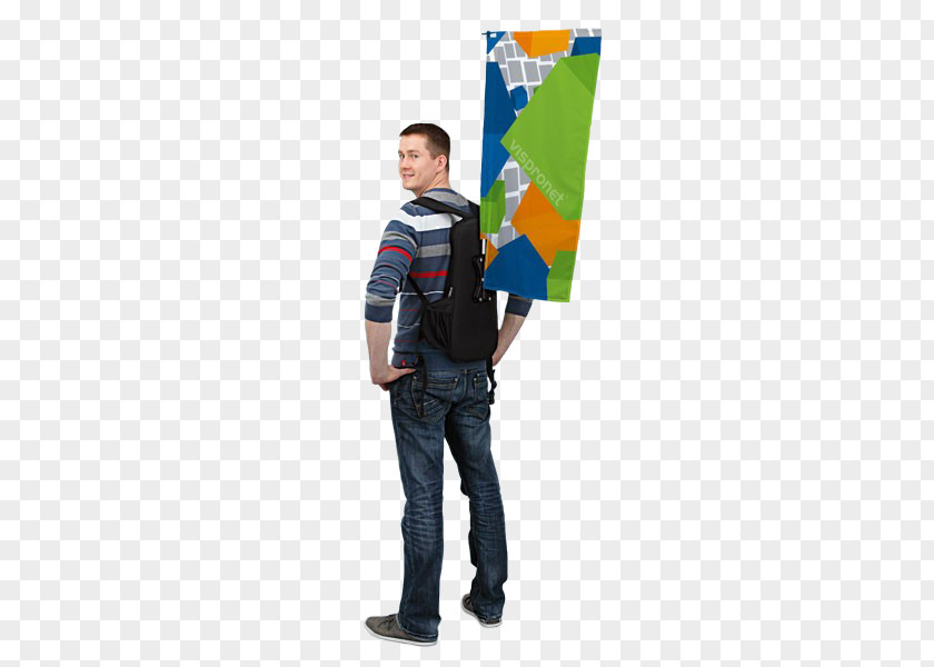 Double Eleven Promotion Flag Promotional Backpack Advertising PNG