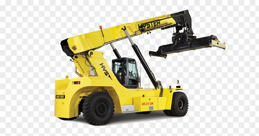 Good News Announcement Crane Forklift Reach Stacker Hyster Company Intermodal Container PNG