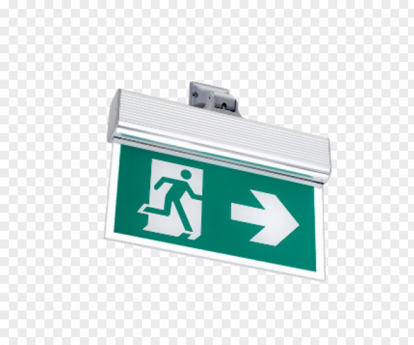 Lampi Lamp Stewart Superior Safe Condition & Fire Equipment Sign Exit Man To Right 150x600mm Lighting Light Fixture Signage PNG