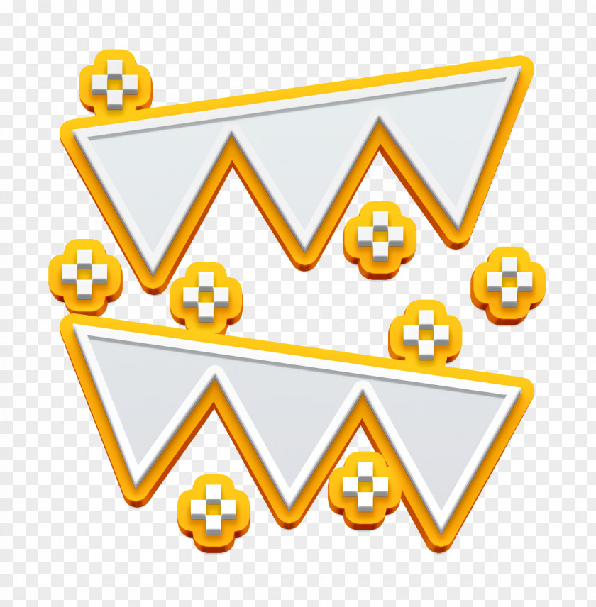Party Icon Garland PNG