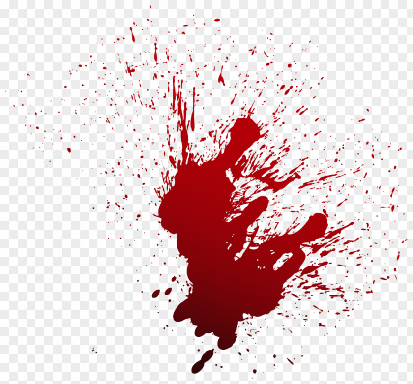 Red Splash Blood Film Drawing PNG