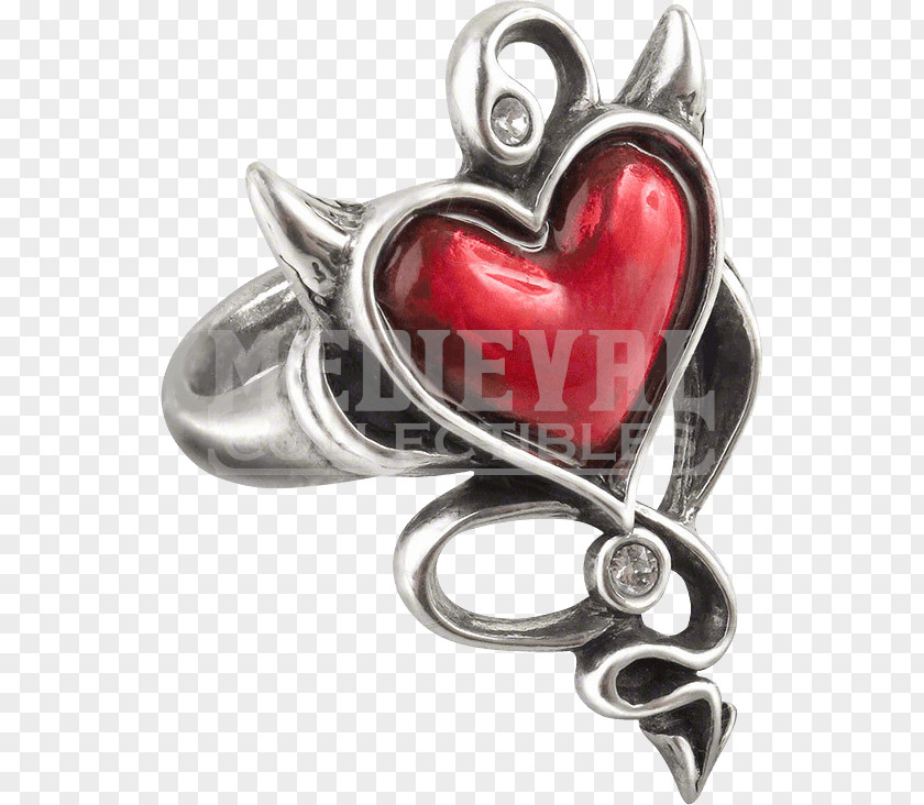 Ring Earring Devil Jewellery Silver PNG
