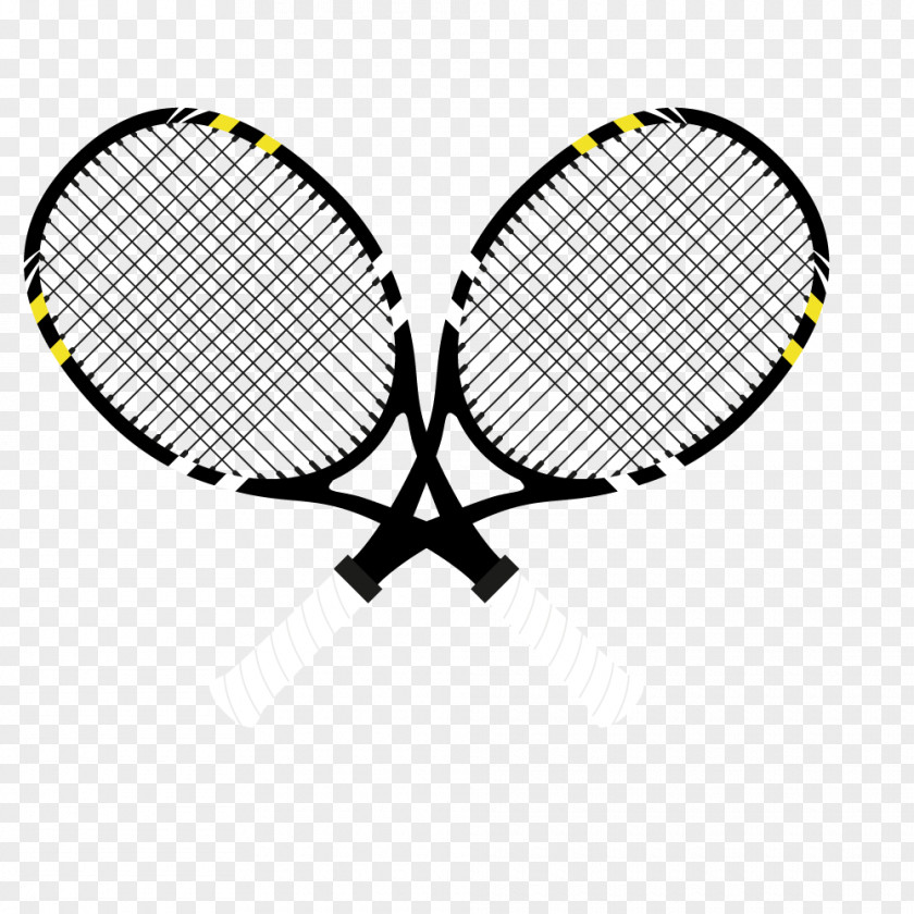 Vector Tennis Racket Rakieta Tenisowa Euclidean PNG