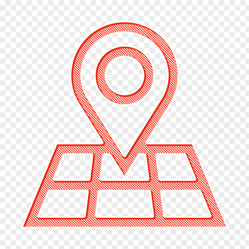 Address Icon Logistics Map PNG