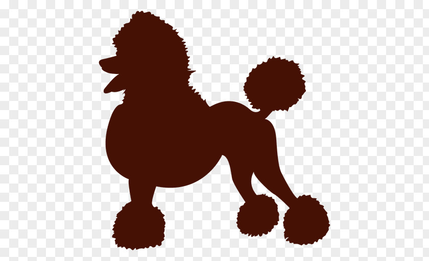 Flat Christmas Illustration Standard Poodle Puppy Pug Clip Art PNG