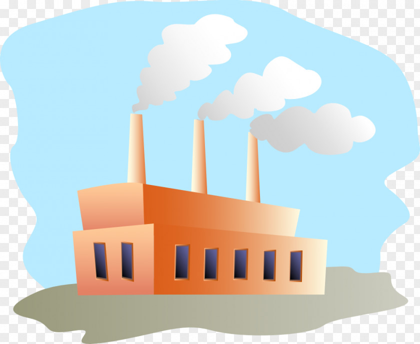 Industry Factory Building Clip Art PNG