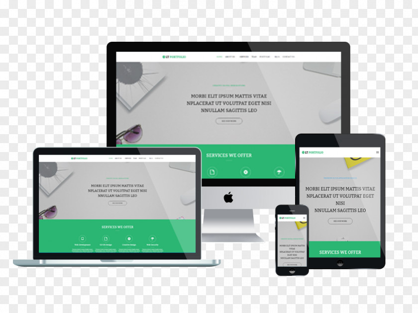 WordPress Responsive Web Design Theme Joomla PNG