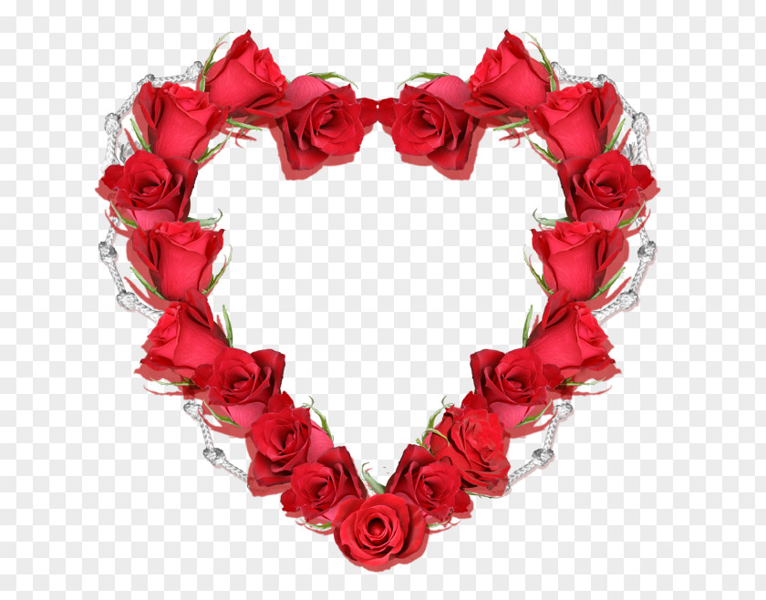 Client Garden Roses Heart Blog Love Photo Frame PNG