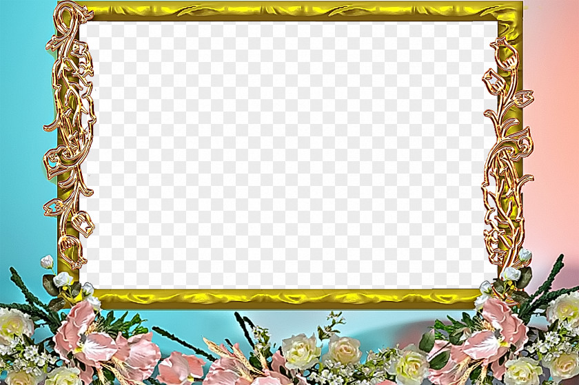 Hand-painted Flower Frame Border Download Google Images Picture PNG