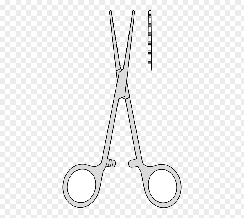 Kocher Hemostat Surgery Forceps Needle Holder Bleeding PNG