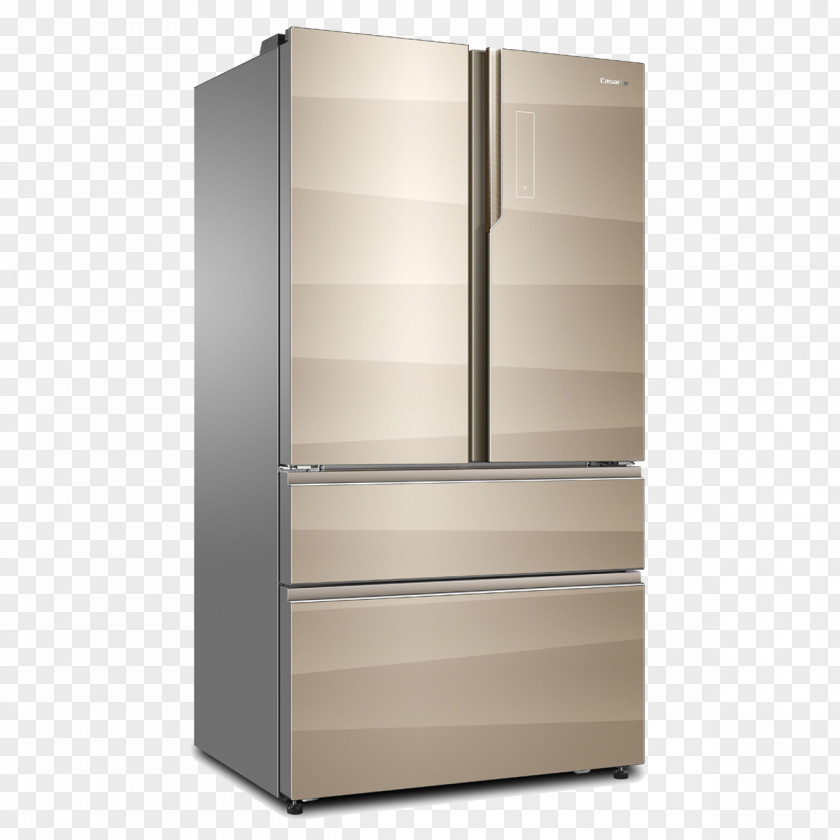Large Capacity Refrigerator Frozen Function Home Appliance Cabinetry Kitchen PNG