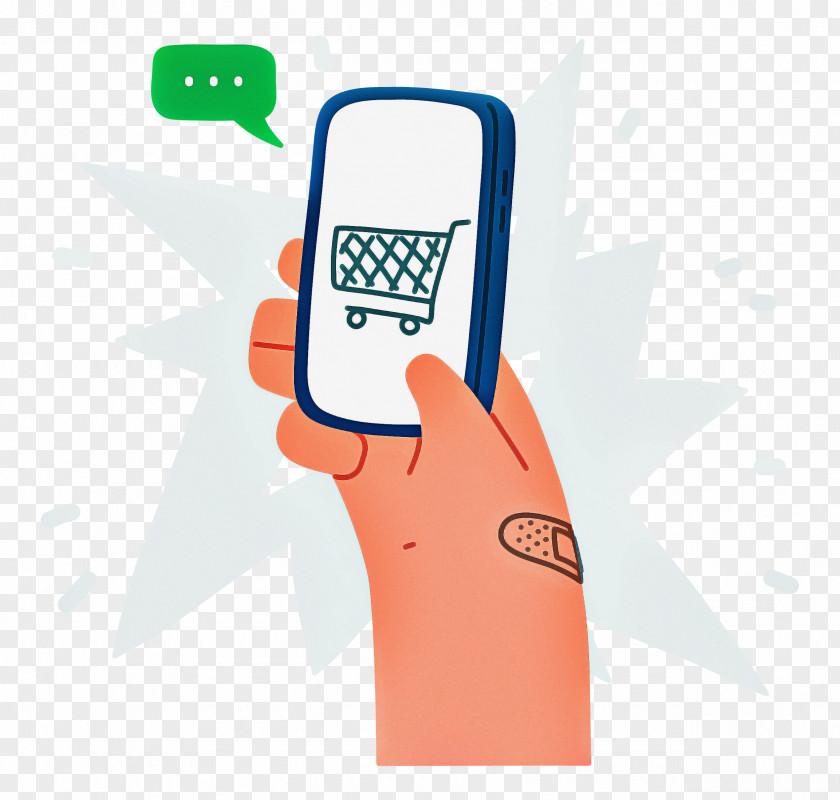 Shopping Mobile Hand PNG