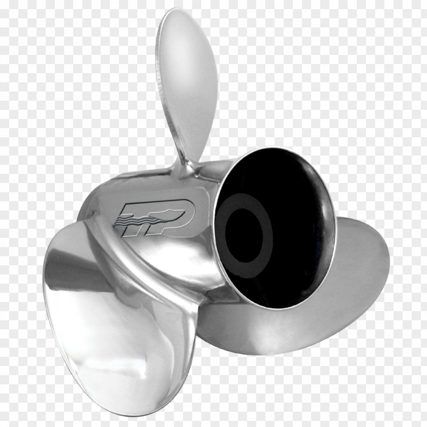 Boat Propeller Steel Nose Cone Outboard Motor PNG