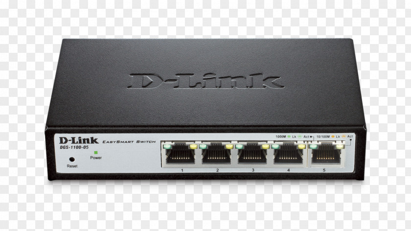 D-Link 5-Port .L2 Managed Gigabit Network Switch Ethernet Power Over PNG