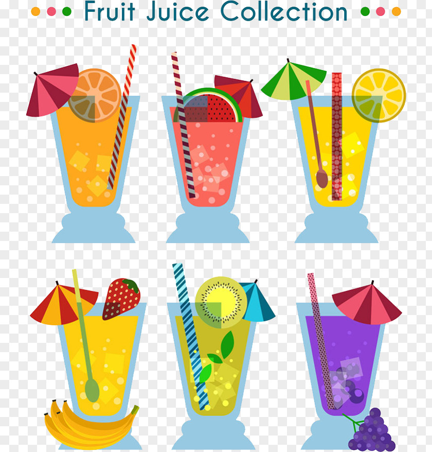 Hand-painted Juice Drawing Fruit PNG