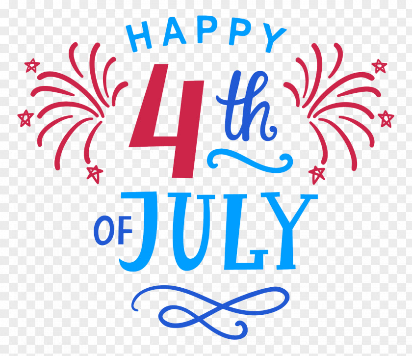 Happy 4th Of July Sign Vector Graphics Clip Art Drawing Illustration Image PNG