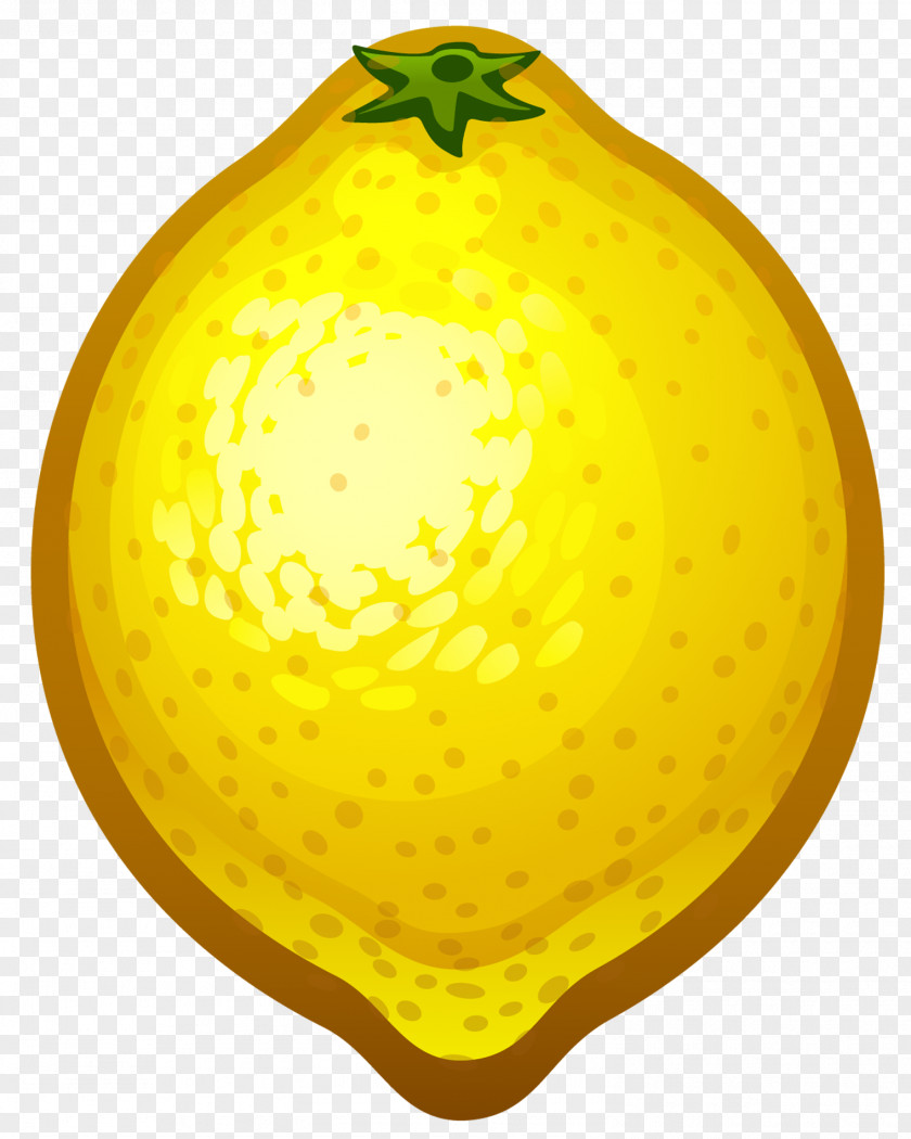 Large Painted Lemon Clipart Clip Art PNG