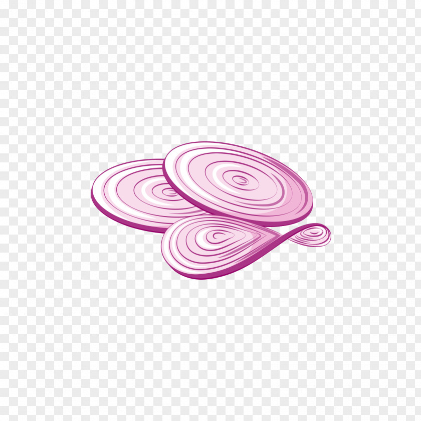 Purple Cut Onions Onion Drawing Cartoon PNG