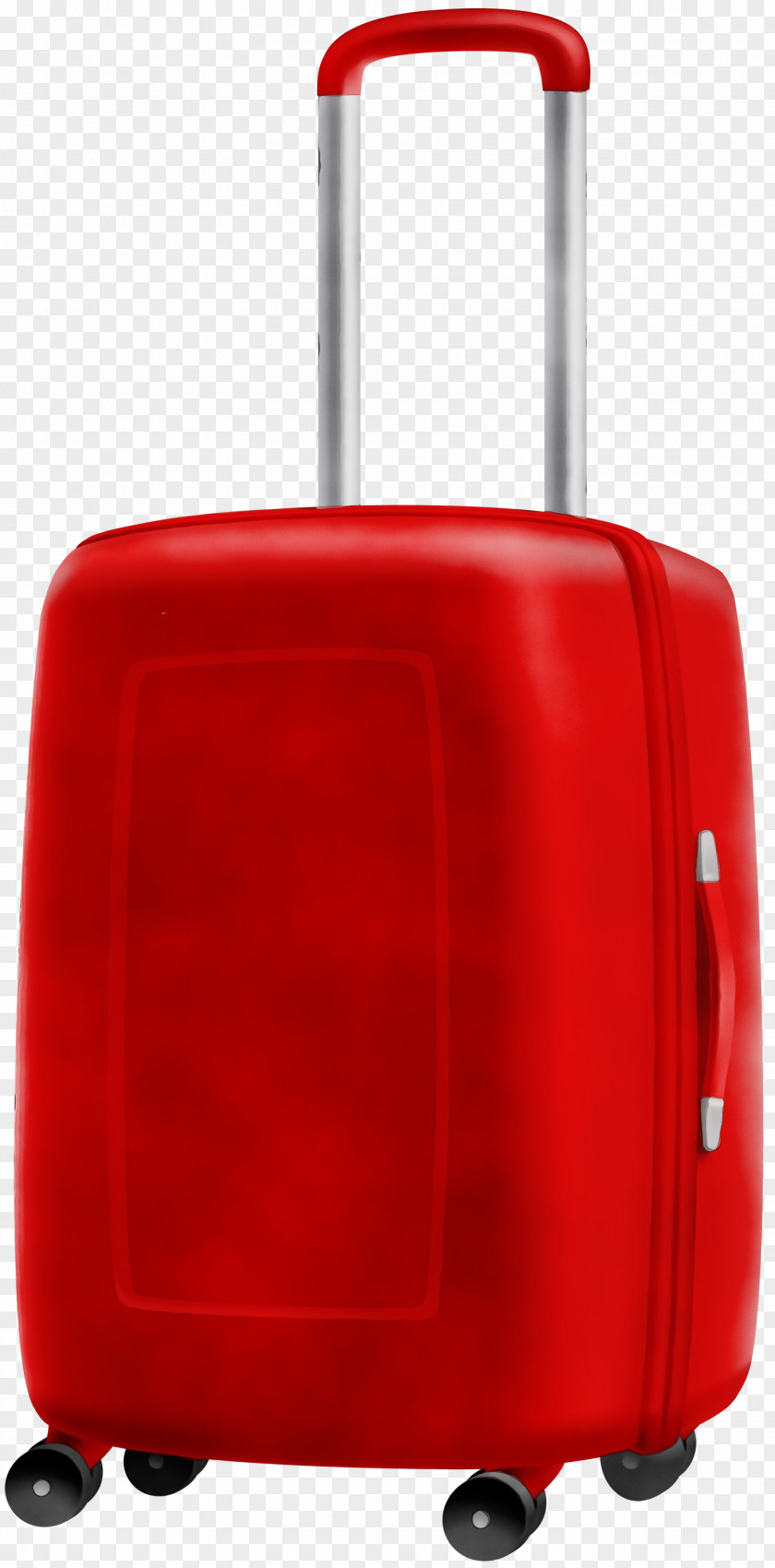 Red Suitcase Hand Luggage Baggage And Bags PNG