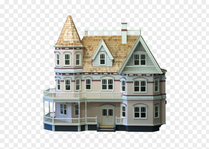 Toy Dollhouse 1:144 Scale Mansion PNG