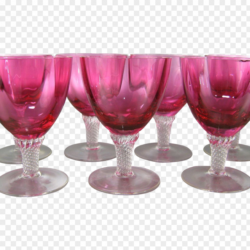 Wine Glass Cranberry Champagne PNG
