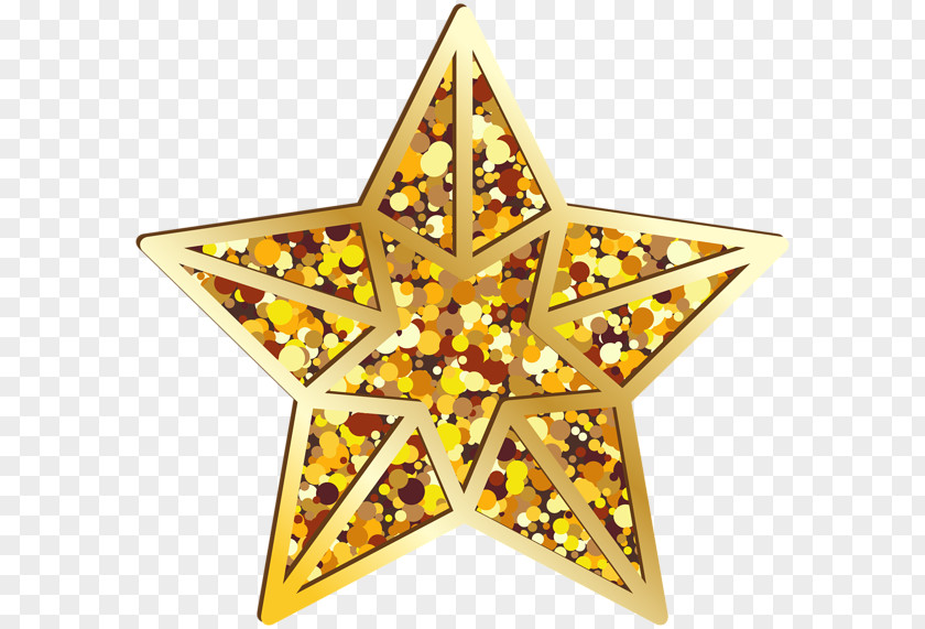 Gold Stars Clip Art PNG