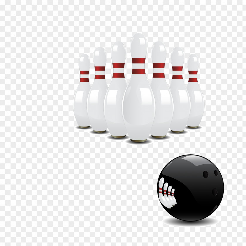 Bowling Vector Ball Pin Ten-pin PNG