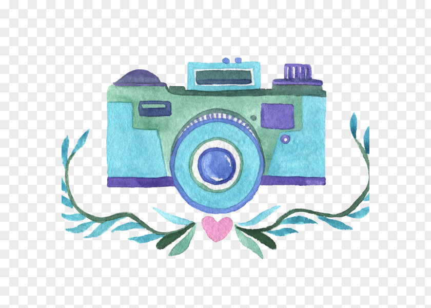 Camera Watercolor Painting Photography PNG