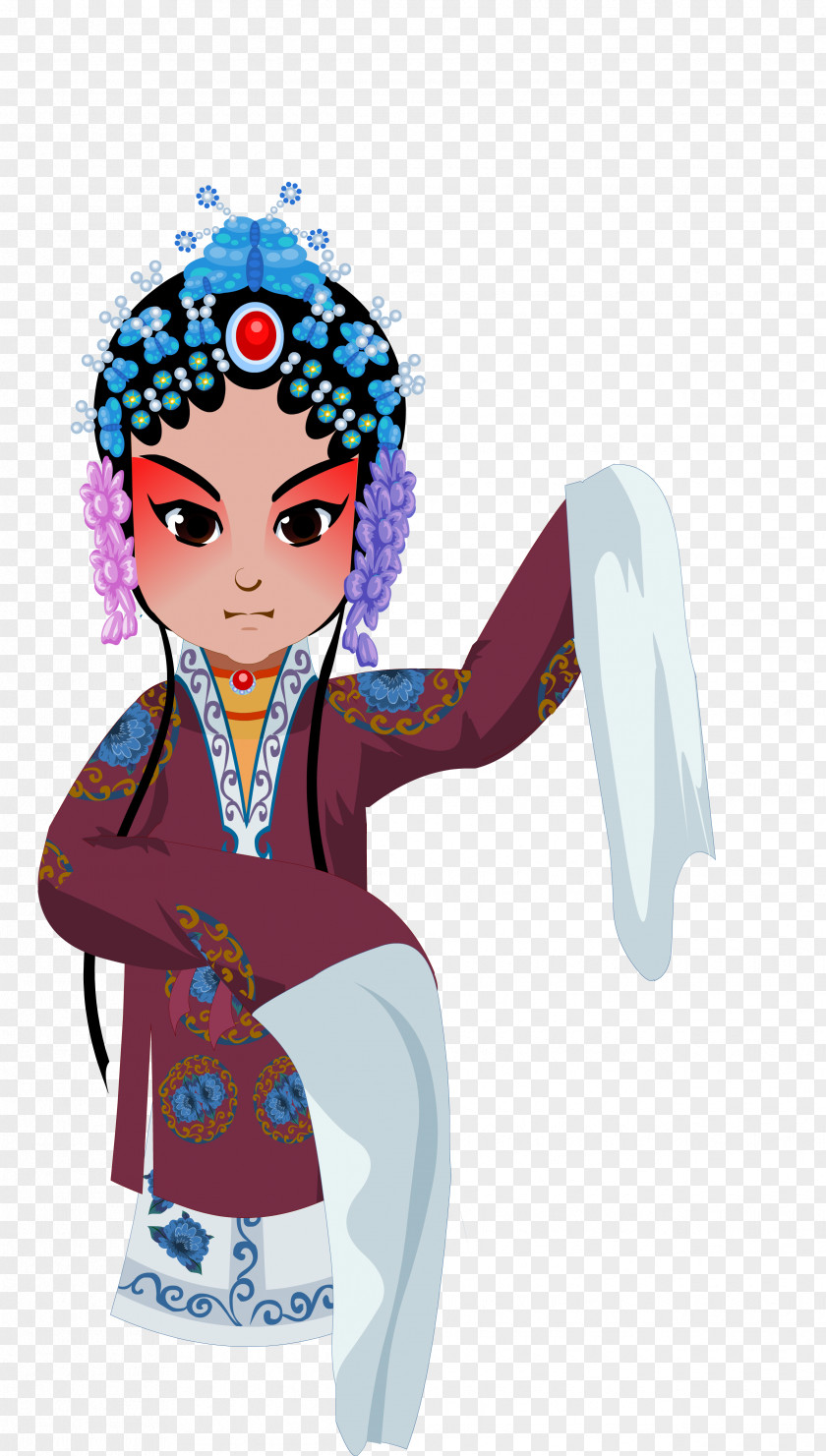 Chineseopera Flyer Illustration Cartoon Clothing Accessories Character Fashion PNG