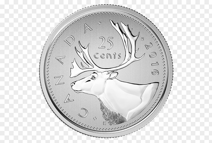 Reindeer Coin Tundra Swan Canada PNG