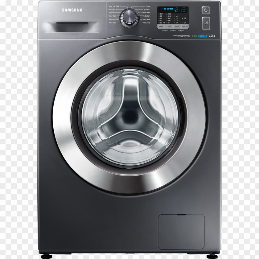 Samsung WF80F5E2W4 Washing Machines Home Appliance Electronics PNG