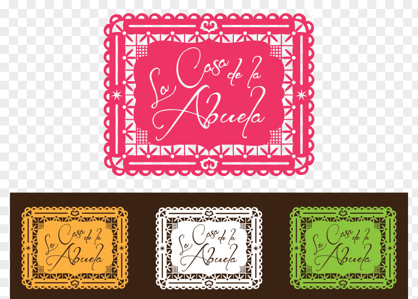 Abuela Flyer Brand Font Line Pattern PNG