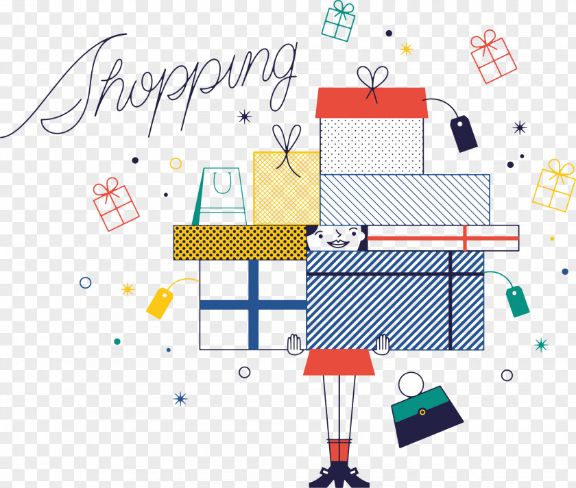 Crazy Shopping Wallpaper PNG