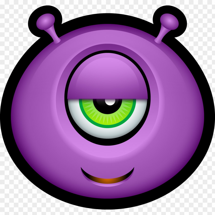 Cyclops Emoticon Avatar Smiley PNG