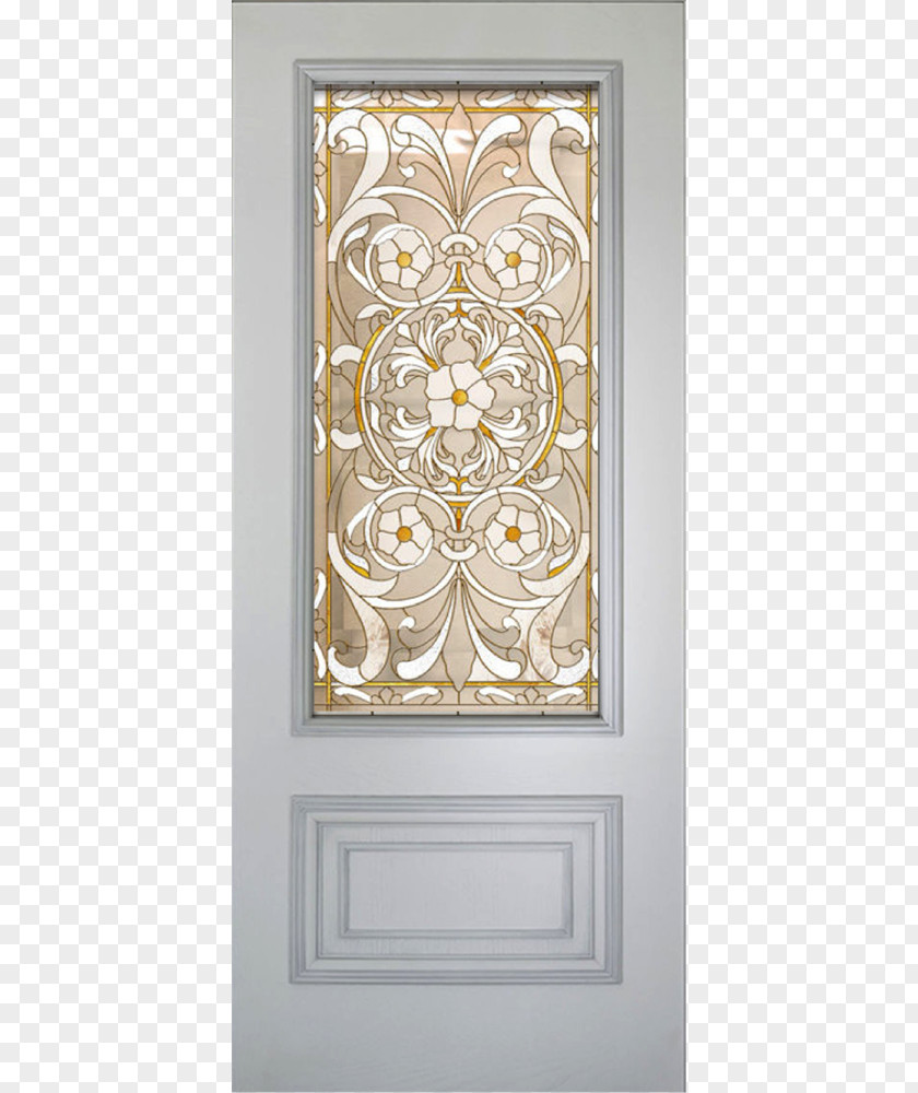 Door Stained Glass Insulated Glazing Art PNG