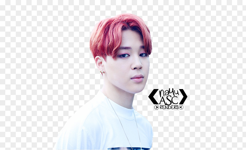 Jimin BTS Dope Red Hair PNG