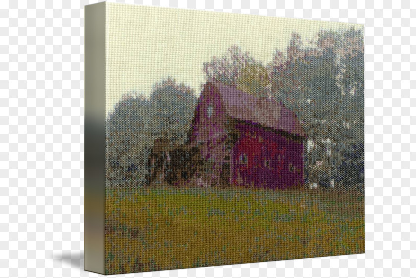 Painting Landscape Barn North Fork Blanket PNG