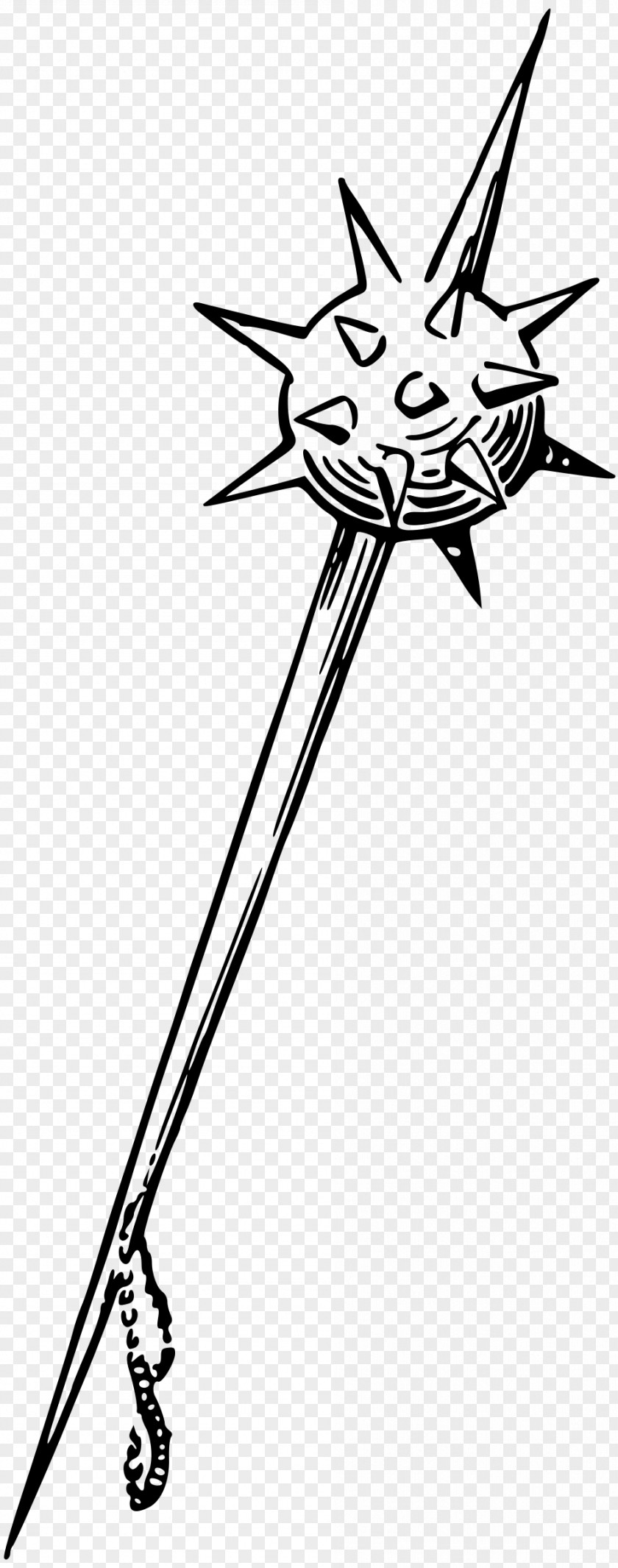Sword Mace Club Weapon Clip Art PNG