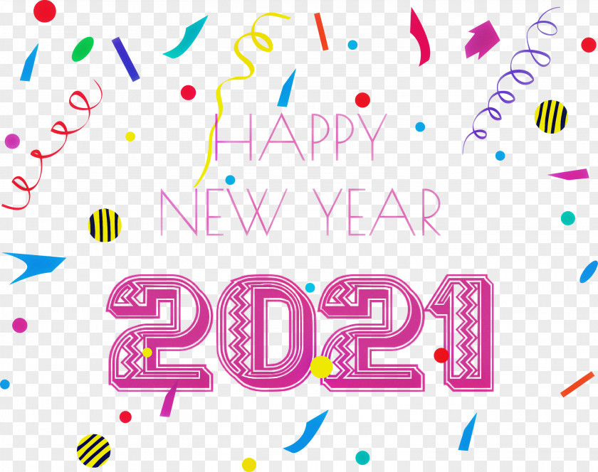 2021 Happy New Year PNG