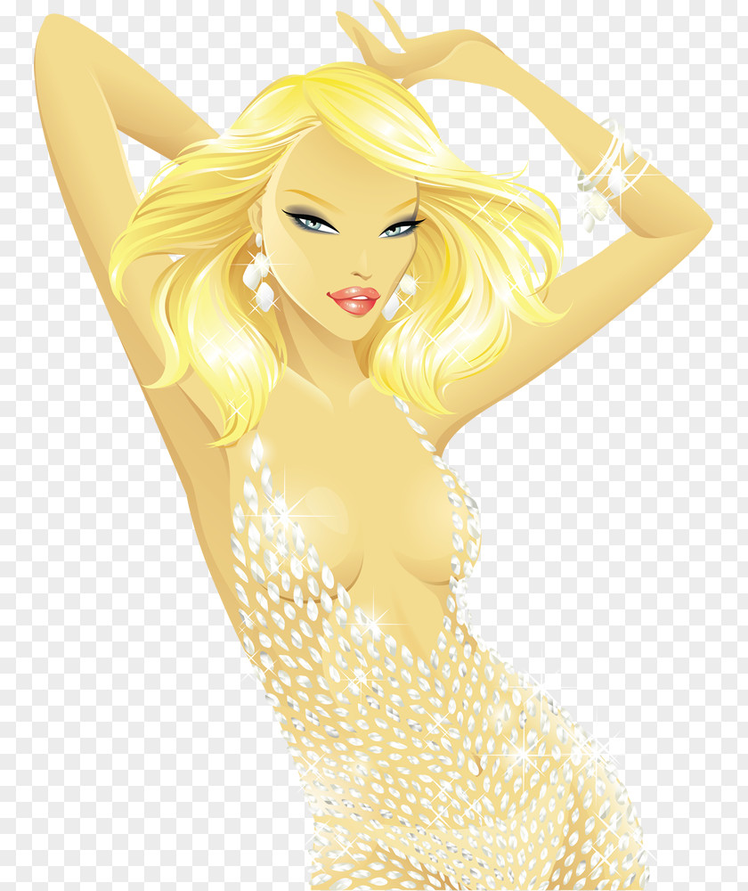Blonde Cartoon Blond Photography Beauty GIF Illustration PNG