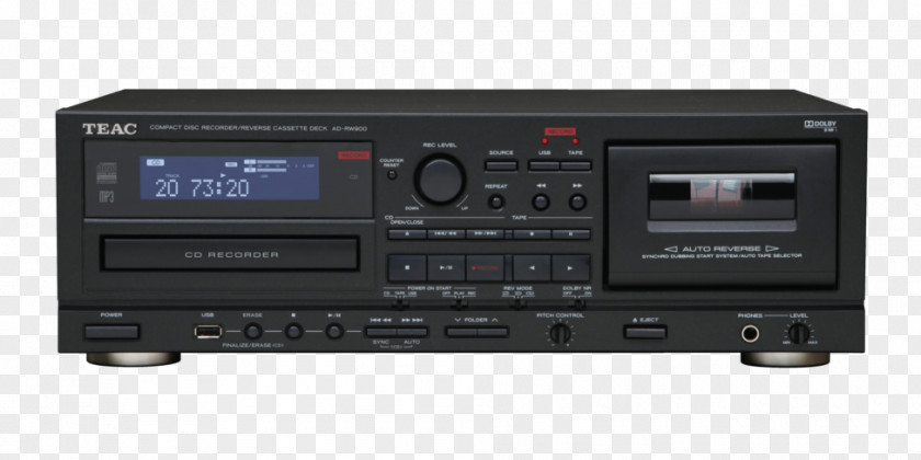Cassette Deck Compact TEAC Corporation CD Player Electrical Wires & Cable PNG