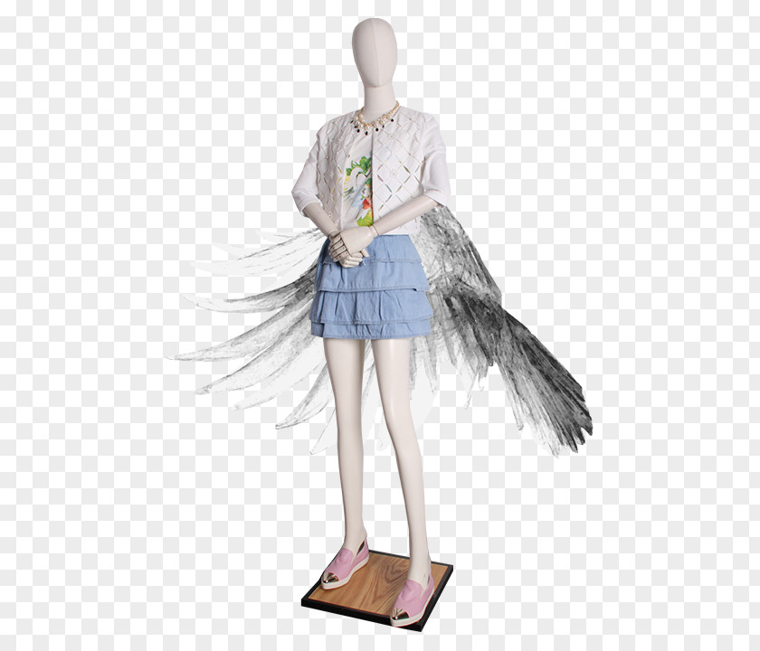 Claborate-style Costume Design Figurine Angel M PNG