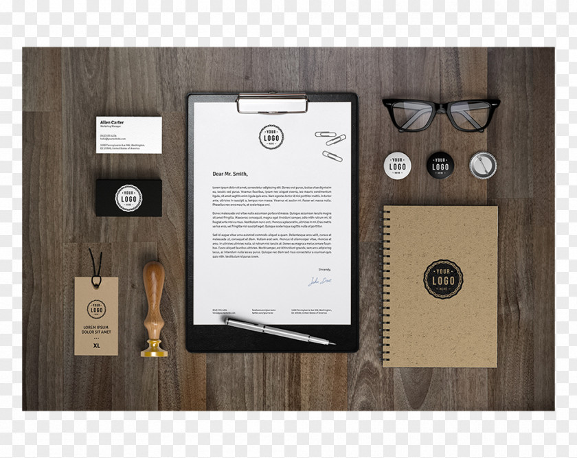 Mock Up Mockup Corporate Identity Logo Brand PNG