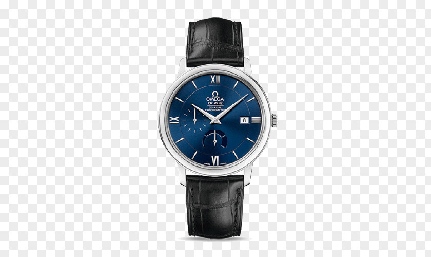 Omega De Ville Watches Chronometer Watch Mechanical Dial Strap PNG